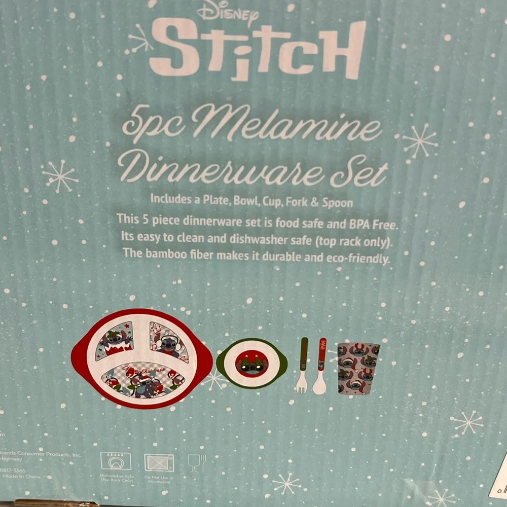Stitch 5 pc Melamine Dinnerware Set - Picture 5 of 5